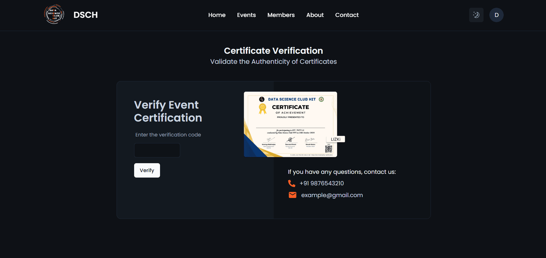Certificate Verify